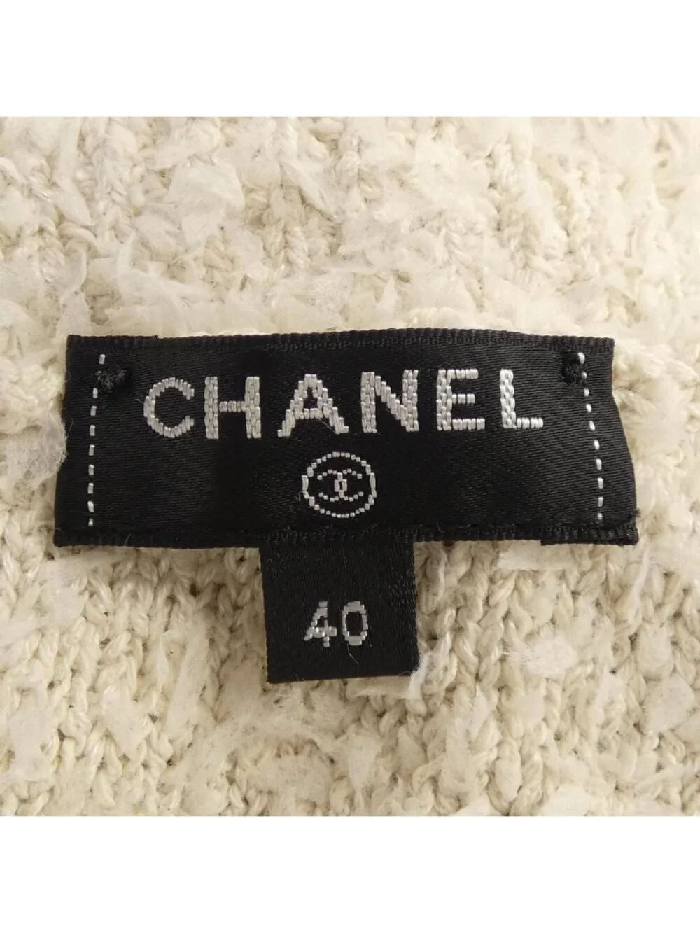 Chanel Knit Sweater Beige